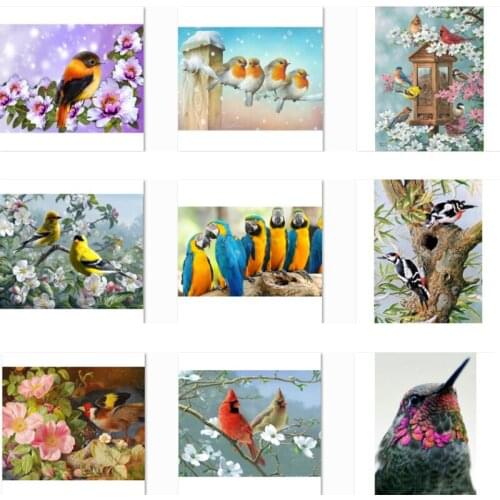 Diamond painting full drill, landscape, diy ,5d,birds, diamond embroidery animal, diamond mosaic painting NEW