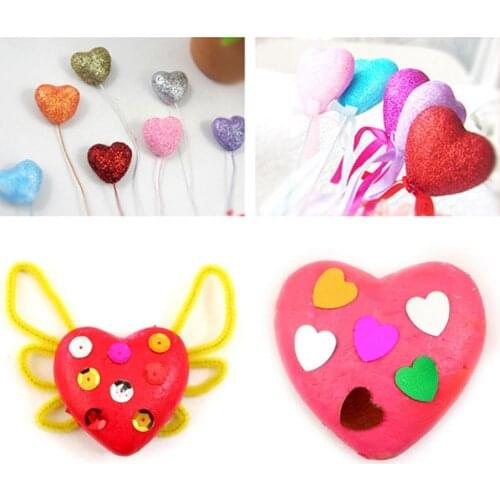 White Foam Styrofoam Polystyrene Modelling DIY Craft Heart Shape Party Decor Foaming heart solid love wedding accessories
