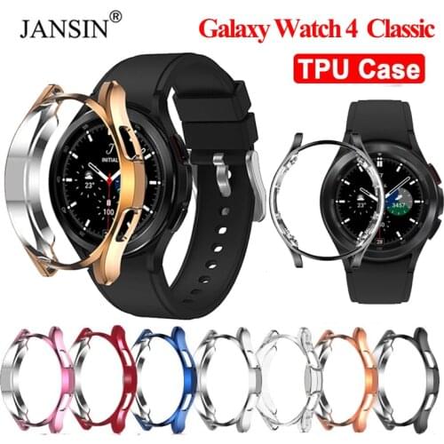 TPU Watch Case For Samsung Galaxy Watch 4 Classic 42mm 46mm Silicone Screen Protector Cover For Galaxy watch 4 Classic Bumper