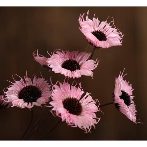 Daisy Home Decorating Artificial Flowers Decorative Dried Flowers Vase Arrangement Centerpieces Flower Branch Decor