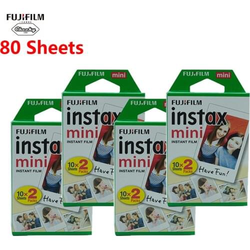 Fujifilm instax Mini Film White 80 Sheet For Fuji Instax Instant Camera Photo Film Paper For Fujifilm Instax Mini 7s/8/90/9/11