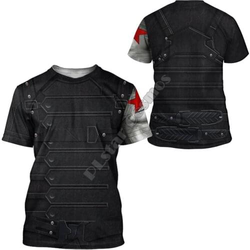 PLstar Cosmos Cosplay Soldier Uniform 3D Printed t-shirt Harajuku Streetwear T shirts Funny Men For Women Short Sleeve 11