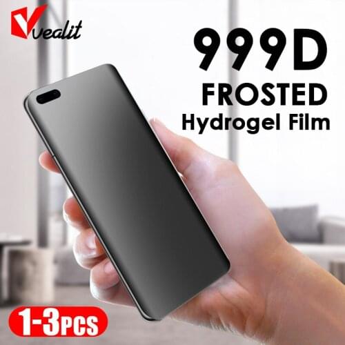 1-3Pcs Matte Hydrogel Film For Huawei Mate 40 30 20 10 9 Pro P40 P30 P20 Lite P Smart Z S Y9 Prime 2019 Y9A Y7A Protective Film