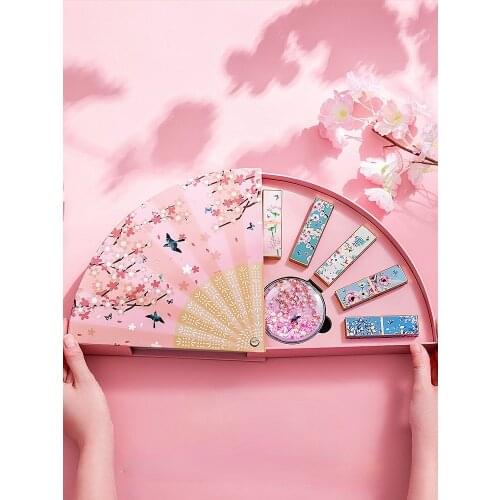 Cy Chinese Style Lipstick Gift Box Lip Lacquer Lip Gloss Full Set Complexion Improvement Long-Lasting Free Shipping