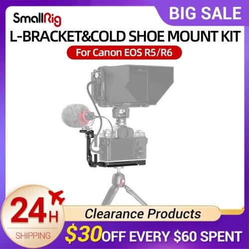 SMALLRIG L-BRACKET&COLD SHOE MOUNT KIT FOR CANON EOS R5/R6 3147
