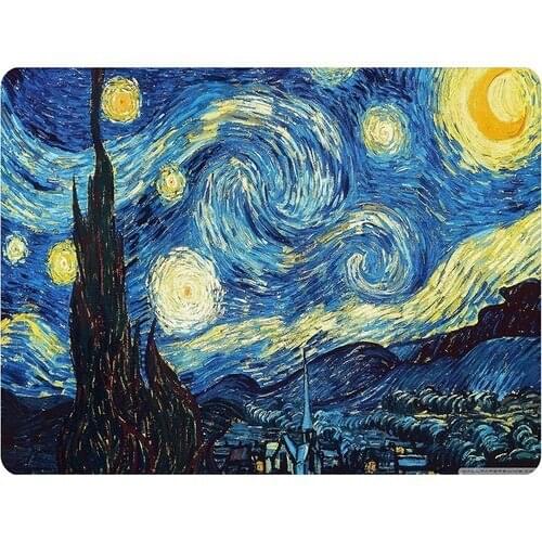 Wuw Van Gogh Starry Night Mouse Pad