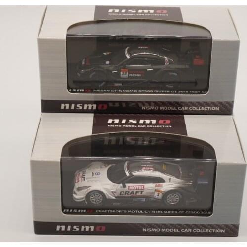 Kyo sho 1:64 Niss an GT-R 2018 Super GT boutique alloy car toys for children kids toys Model Original package