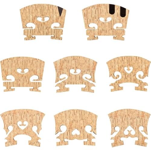 NAOMI Master AA Grade Violin Bridge Maple Bridge 4/4 Violin Fiddle Bridge German/ French /Baroque Style Bridge Durable Use