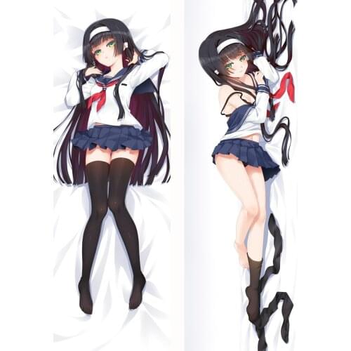 2020-Feb update Japanese Anime Bishoujo Mangekyou Renge Dakimakura Body Pillow Cover Case Hugging Body Pillowcase