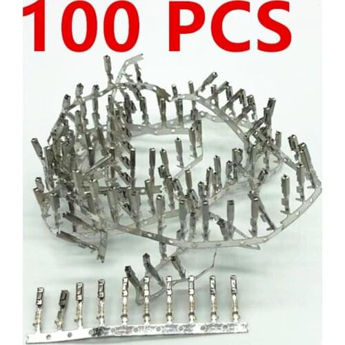 100 pcs 928999-1 crimp contact female terminal For Repair Wire 000979009E ECU cruise&Light Plug terminal For VW Audi Skoda