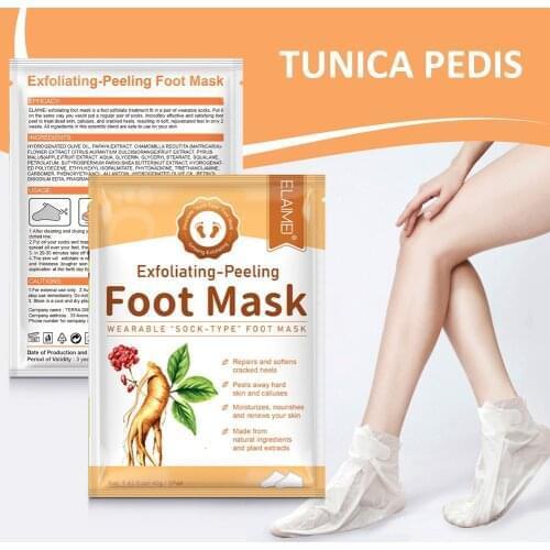 Pedicure Exfoliating Feet Mask Exfoliating Mask Socks Peeling Dead Skin Remover Feet Mask Peel Foot Care Moisturizing2pcs
