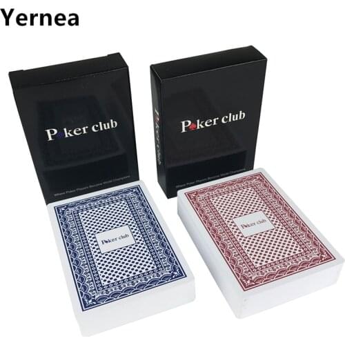 10 pcs/Lot Plastic Playing Cards Smooth Waterproof Baccarat Texas Hold'em PVC Poker Club Cards Board Game 2.48*3.46 inch