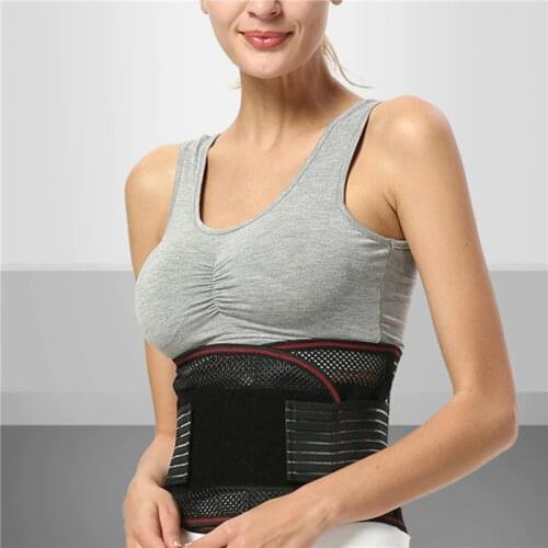 Adjustable Back Waist Support Belt Brace Self-heating Magnetic Therapy Pull Waist Lumbar Support Belt Gym Fitness Waist Band