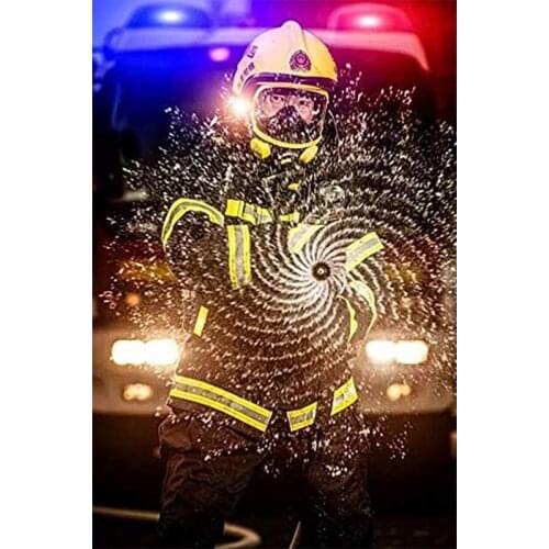 DIY Full Diamond Painting Firefighter Angel Cross Stitch Classic 5D Embroidery Fire Truck Mural Sewing Art Home Room Decoration
