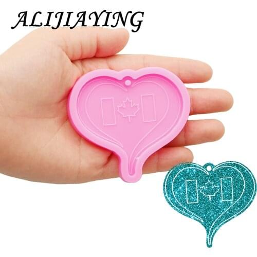 Silicone La Garita Resin Molds DIY for Keychain, Jordan/Puerto Rico/Mexico and Other Countries Flag Epoxy Silicone Mold DY0994