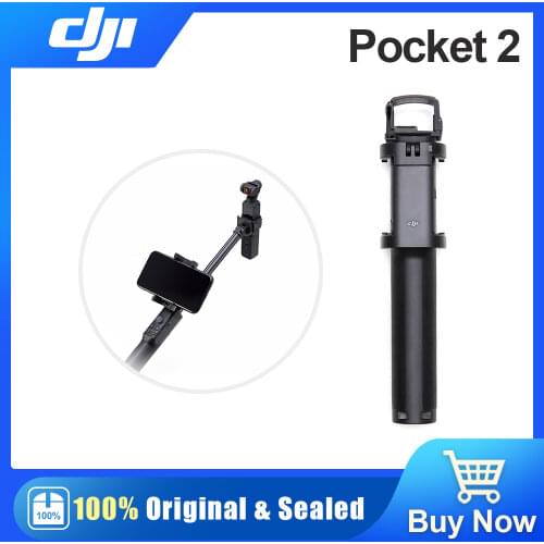 DJI Osmo Pocket Extension Rod Original Accessories Retractable Extension Rod Built Holder Multiple Brackets For Additional Shoot