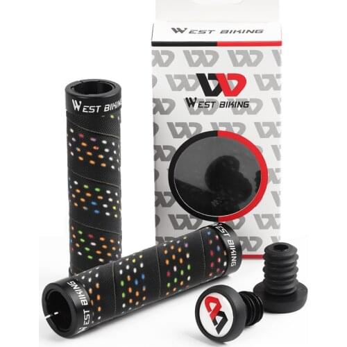 WEST BIKING Bicycle Grips Cycling Road Bike Handlebar Tape + 2 Bar Plugs Racing Bicycle Hand Bar Tape Wrap Supper Ribbon