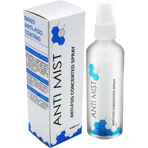 100ml Waterproof Car Windows Anti Fog Agent Windshield Side Anti-Fog Coating Liquid Spray Glass Defogging Agent Cleaner