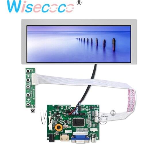 7.8 inch 800*300 LCD Display 30 pins LVDS VGA controller Board industrail display stretched bar lcd AA078AA01