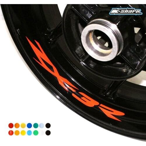 8 X CUSTOM INNER RIM DECALS WHEEL Reflective STICKERS STRIPES FIT KAWASAKI ZX-3R zx3r zx 3r