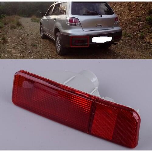 ABS Red Rear Left Bumper Reflector Light Lamp Housing Fit For Mitsubishi Outlander 2003 2004 2005 2006