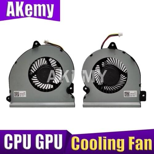 Akemy New Cooling Fan For Asus ROG Strix S7VI GL702 GL702VI laptop notebook CPU GPU Cooling Fan