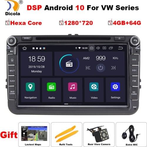 PX6 DSP Car Multimedia Player Android 10 GPS 2 Din Car Autoradio Radio For VW/Volkswagen/Golf/Polo/Passat/b7/b6/SEAT/Leon/Skoda