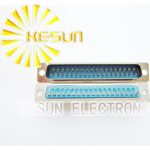 FREE SHIPPING 100pcs/lot DB37 DB 37P 37Pin Male Solder Serial D-Sub Connector