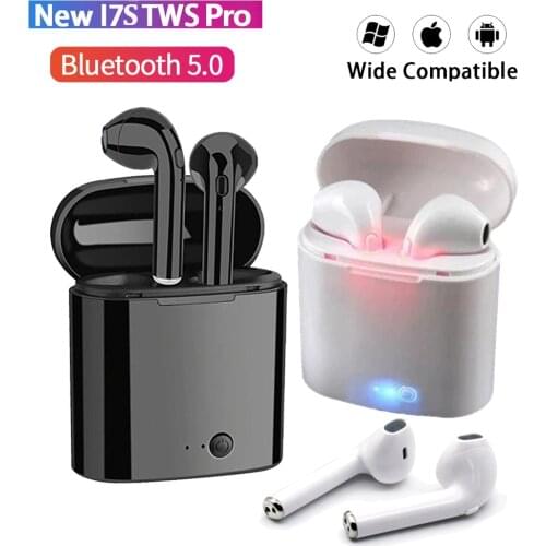 I7s tws Wireless Headphones Bluetooth 5.0 Earphones sport Earbuds Headset With Mic Charging box Headphones For all smartphones