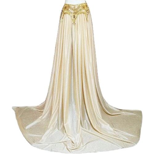 Sparkly Diamonds Long Tailing Dress Nightclub Singer Performance One-Piece Dance Wear Prom Party Birthday Celebrate Costumes