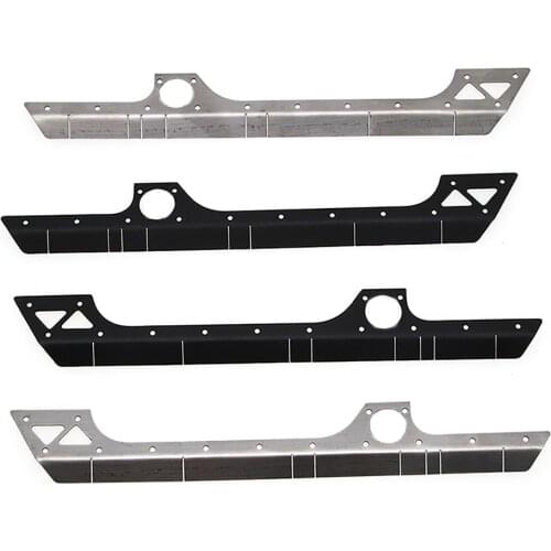 2pcs Side Skirts Cleat Pedal Decoration for 1/10 Axial SCX10 90046 90047 Wrangler RC Car Accessories