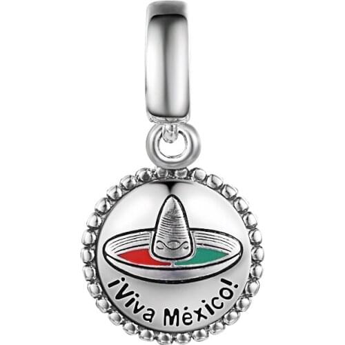 2021 New Fits Pandora Bracelet Charms 925 Original Mexico Pendant Dangle Beads Sterling Silver Jewelry DIY Making Berloque