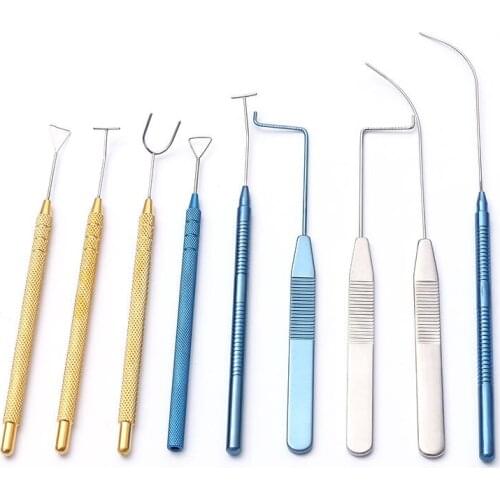 Double eyelid designer simulation curved probe double eyelid quantitative device eye cosmetic plastic equipment U-shaped triangl