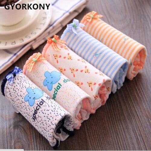 Hot sale Candy Color KIDS Panties High Quality Lovely Cute Girl Underwear Panties Cotton Briefs 5Pcs/lot A-SQ-A30YUNDUO-5P