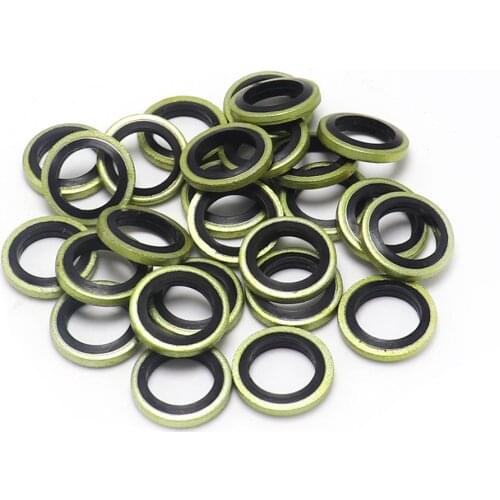 M8 M10 Banjo Bolt Oil Drain Screw Sealing Washer gaskets for Motorcycle Hydraulic clutch Brake Pump Brake Hose Caliper