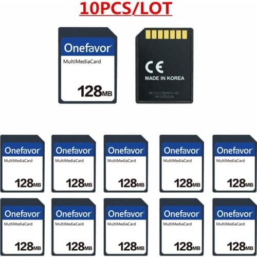 10PCS/lot onefavor 128MB MultiMedia Card memory card 128MB MMC Card 7Pins