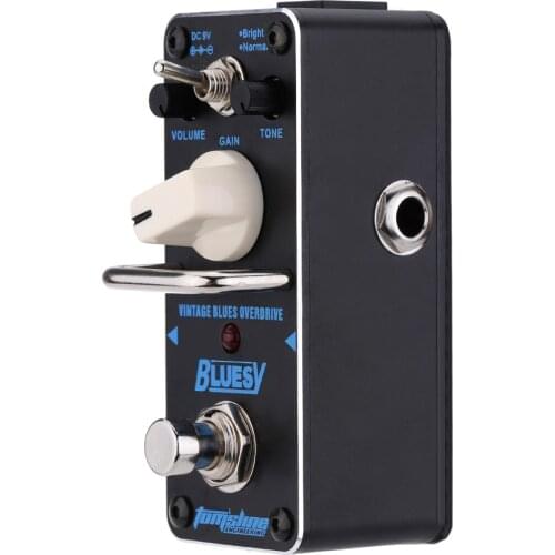 AROMA ABY-3 Overdrive Guitar Effect Pedal Bluesy Vintage Blues Overdrive Electric Guitar Pedal True Bypass Guitar Accessories