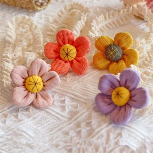 5pcs/Lot Newborn Headwear Kids Girl Flower Headbands Lace Hair Bands Party Headband Turban Infant Newborn Hair Accessories