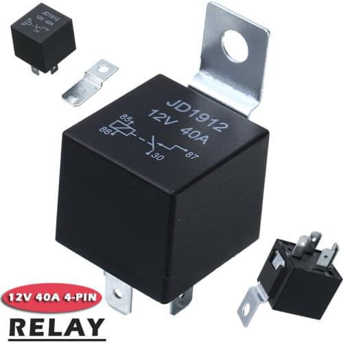 1pc Practical 12V 40A Relay 4 PIN Waterproof Automotive Car Truck Boat Relay Normally Open Contact Relays Mayitr