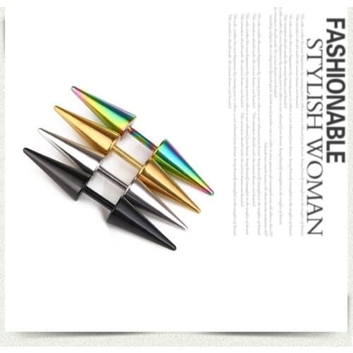 Punk Stainless Steel Screw Ear Studs 2021 New Man Women Halloween Funny Earrings Rock Gothic Piercing Earring Jewelry Wholesale