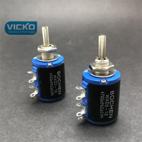 [VK] BOCHEN WXD3-12 precision multi-turn around potentiometer 560R 680R 1K switch