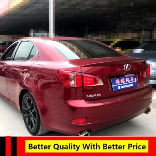 Fit For Lexus IS250 IS300 IS350 2008 2009 2010 2011 2012 2013 ABS Plastic Exterior Rear Wing Spoiler For Lexus IS