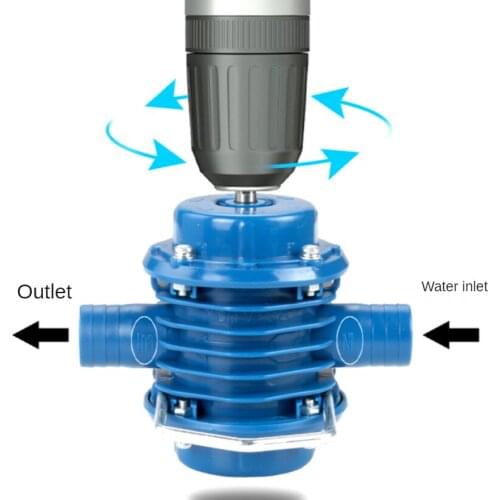 Water Pump Heavy Duty Mini Self-Priming Hand Electric Drill Home Garden Centrifugal boat pump Drop Ship