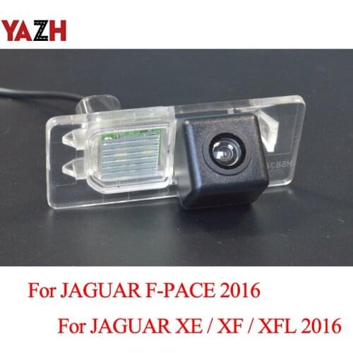 YAZH 175 Degree HD CCD Reverse Rear View Camera For JAGUAR XE XF F-PACE XFL 2016 HD Auto Packing waterproof Camera