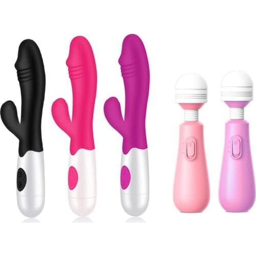 Female Vibrator Sex Toys For Women Massager G Spot Vibrating Dildo Sex Mashine Adult Toys Rabbit Vaginal Clitoral Masturbator