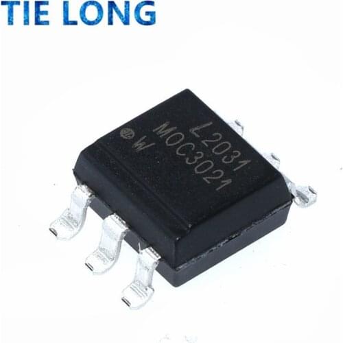 10pcs/lot New MOC3021S SOP SMD SOP-6 photoelectric coupler MOC3021 MOC3021S-TA1