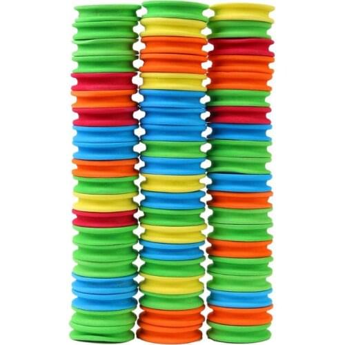 100pcs Foam Winding Wire Board Swivel Spools for Fishing Line Accessories Outdoor Sports Fishing Tools Pesca iscas Fish Tackle