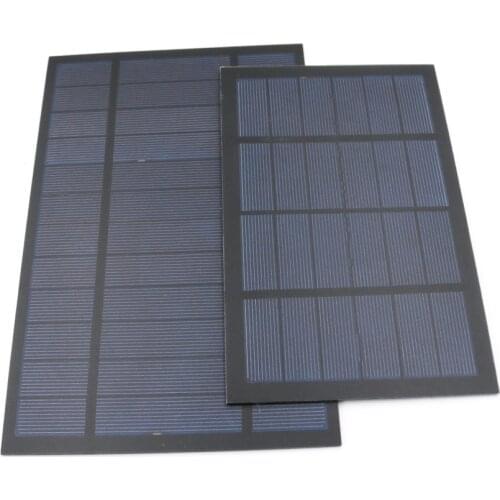 6V 2.5W 4.2W 7W Output USB 18650 Battery Charger USB Solar Cell Outdoor 6V Charge Regulators Solar Panel Female Port