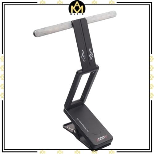 Aroma AL-1 Clip-on Music Stand Lamp for Piano Rechargeable LED Stage Light Universal Compact Portable USB Charge