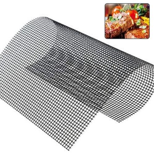 Barbecue Grilling Mat Replacement Mesh Wire Net Non-Stick Grilling Mesh Pads Outdoor Activities Cook Reusable BBQ Accessories